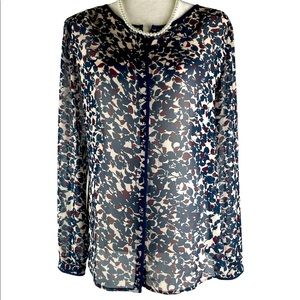 Loft button down blouse